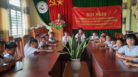 Trung tâm Y tế khu vực Gia Nghĩa tổ chức truyền thông chăm sóc dinh dưỡng cộng đồng